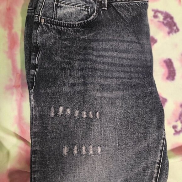 Flamingo Charcoal Gray Distressed Pants XXL - Picture 8 of 8